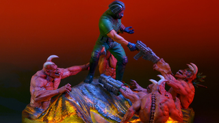 For $400, You Too Can Enjoy Doom Guy Curbstomping Demons on Your Desk